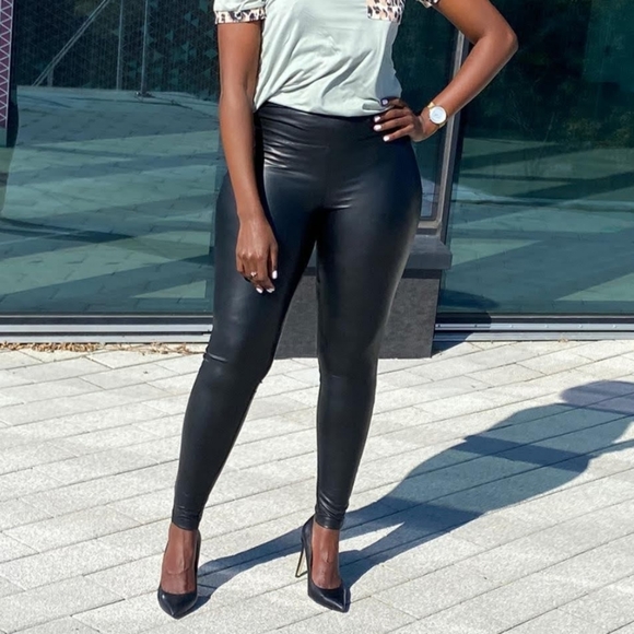 Zenana Outfitters | Pants u0026 Jumpsuits | Black Faux Leather Leggings |  Poshmark